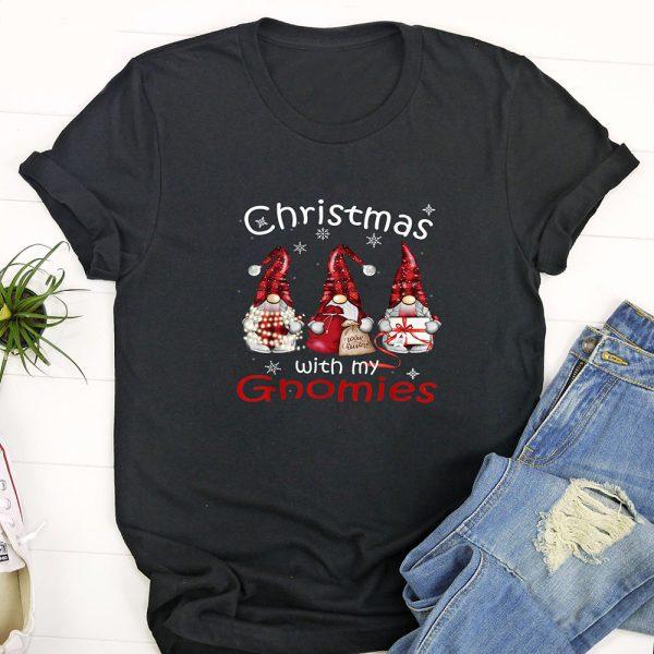 Ugly Christmas T Shirt, Gnome Family Christmas Shirts for Women Men Buffalo Plaid T Shirt, Funny Christmas T Shirt, Christmas Tshirt Designs