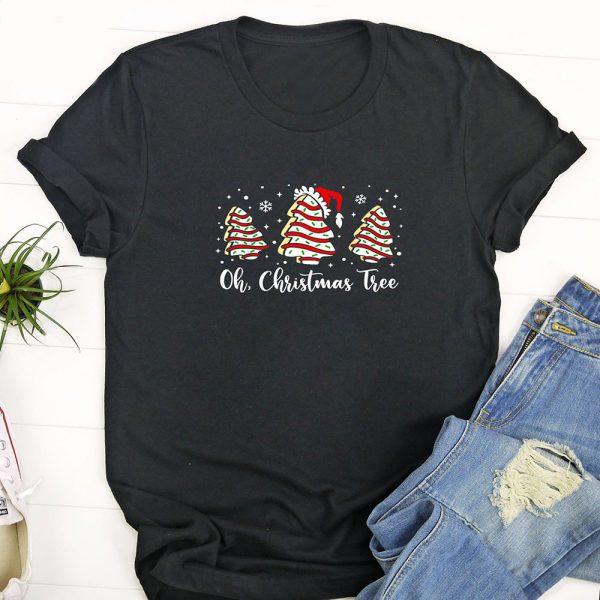 Ugly Christmas T Shirt, Groovy Oh Christmas Tree Cakes Debbie Becky Jen Cake Lovers T Shirt, Funny Christmas T Shirt, Christmas Tshirt Designs