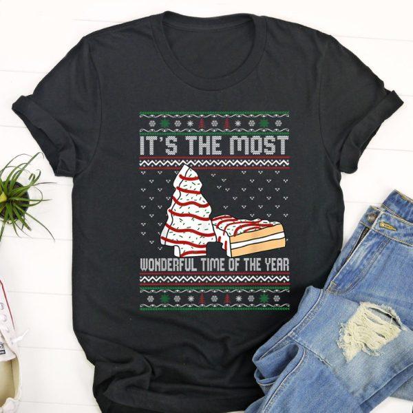 Ugly Christmas T Shirt, Its The Most WOnderful Time Of The Year Christmas tree cake T Shirt, Christmas Tshirt Designs