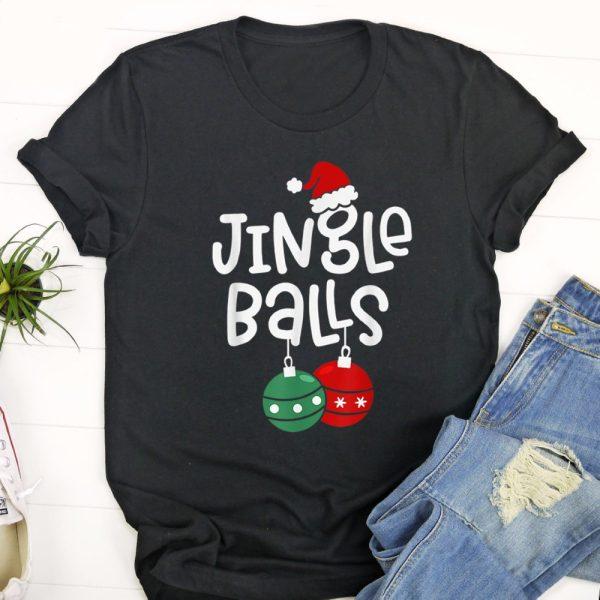 Ugly Christmas T Shirt, Jingle Balls Tinsel Tits Funny Matching Couple Chestnuts T Shirt, Christmas Tshirt Designs