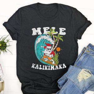 Ugly Christmas T Shirt, Mele Kalikimaka Hawaii…