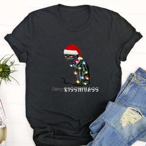 Ugly Christmas T Shirt, Merry Kissmyass Funny…