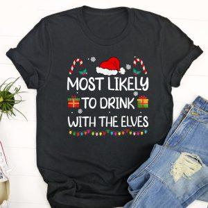 Ugly Christmas T Shirt, Most Likely to…