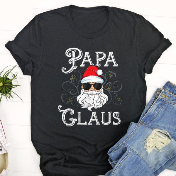 Ugly Christmas T Shirt, Papa Claus Matching Family Christmas Outfit Xmas Photo T Shirt, Christmas Tshirt Designs