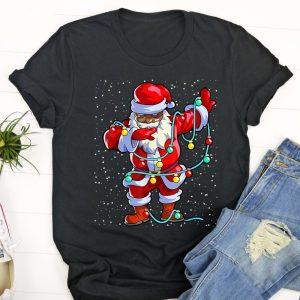 Ugly Christmas T Shirt, Santa Claus Black…