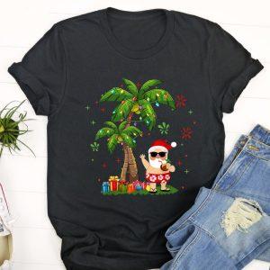 Ugly Christmas T Shirt, Santa Hawaiian Christmas…