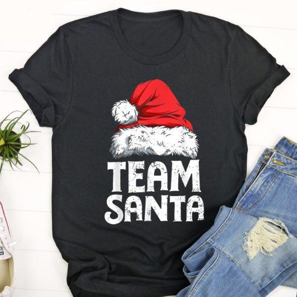 Ugly Christmas T Shirt, Team Santa T shirt Christmas Family Matching Pajamas Tees T Shirt, Christmas Tshirt Designs