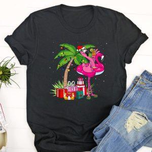 Ugly Christmas T Shirt, Tropical Pink Flamingo…