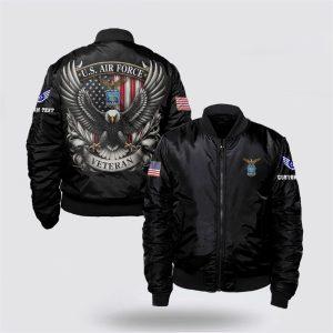 Us Air Force Bomber Jacket Personalized Name Rank US Air Force Veteran Bomber Jacket With Your Military Veteran Bomber Jacket 1 w4uu7v.jpg