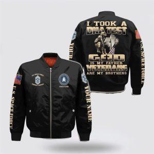 Us Air Force Bomber Jacket, Personalized Name…