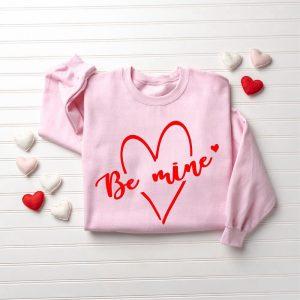 Valentines Sweatshirt Be Mine Sweatshirt Cute Heart Sweatshirt Womens Valentines Sweatshirt 3 kitzga.jpg