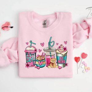 Valentines Sweatshirt, Be Mine Valentine Sweatshirt, Coffee Valentine Sweatshirt, Womens Valentines Sweatshirt
