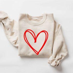 Valentines Sweatshirt Cute Heart Sweatshirt Drawn Heart Love Sweatshirt Womens Valentines Sweatshirt 6 cz0whu.jpg