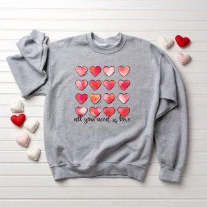 Valentines Sweatshirt Cute Hearts Sweatshirt Womens Valentines Sweatshirt Retro Sweatshirt Womens Valentines Sweatshirt 4 w5brmx.jpg