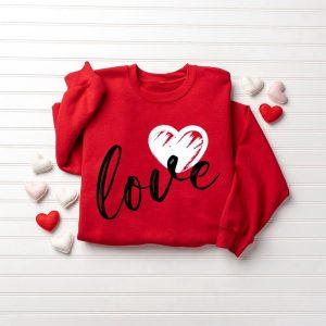 Valentines Sweatshirt Cute Love Sweatshirt Valentines Heart Sweatshirt Women Valentine Gift Womens Valentines Sweatshirt 3 ox4uve.jpg