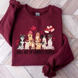 Valentines Sweatshirt Dogs are my Favorite People Valentine Sweatshirt Dog Valentine Sweatshirt Womens Valentines Sweatshirt 4 zkgs1q.jpg