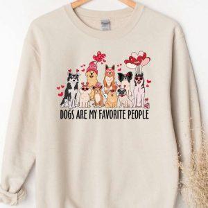 Valentines Sweatshirt Dogs are my Favorite People Valentine Sweatshirt Dog Valentine Sweatshirt Womens Valentines Sweatshirt 5 zqyc9u.jpg