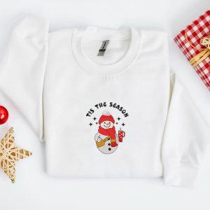 Valentines Sweatshirt Embroidery Cute Snowman Sweatshirt Christmas Embroidery Sweatshirt Womens Valentines Sweatshirt 3 fnin6x.jpg