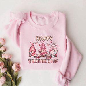 Valentines Sweatshirt, Gnome Sweatshirt, Happy Valentine Sweatshirt’s…
