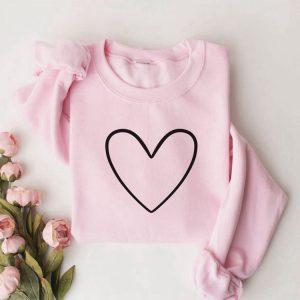 Valentines Sweatshirt, Heart Sweatshirt, Love Sweatshirt, Womens…