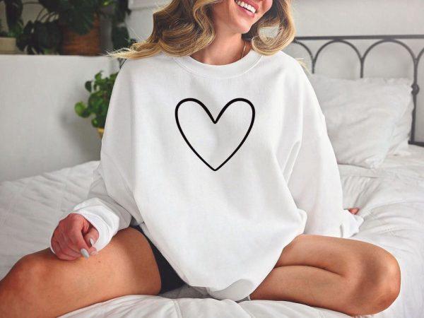 Valentines Sweatshirt, Heart Sweatshirt, Love Sweatshirt, Womens Valentines Sweatshirt