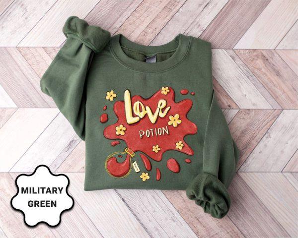 Valentines Sweatshirt, Love Potion Sweatshirt, Valentines Sweater, Womens Valentines Sweatshirt