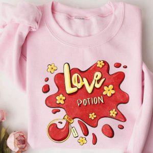 Valentines Sweatshirt Love Potion Valentine s Day Retro Valentines Day Sweatshirt Womens Valentines Sweatshirt 2 w67oyh.jpg