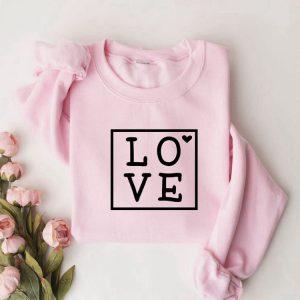 Valentines Sweatshirt, Love Sweatshirt, Couple Sweatshirt, Valentines…