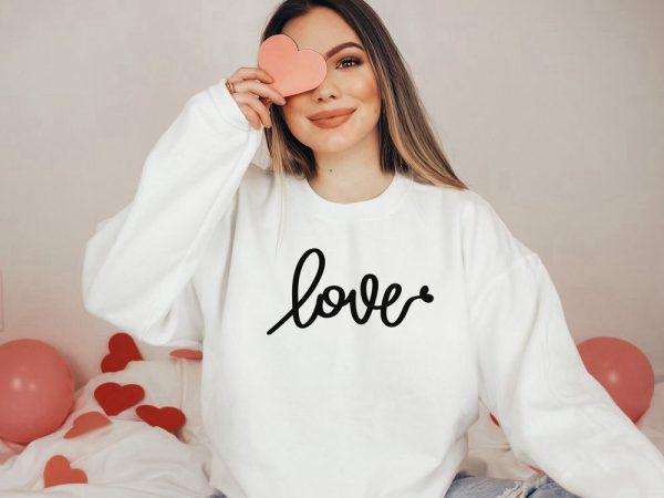 Valentines Sweatshirt, Love Sweatshirt, Valentines Day Sweatshirt, Couple Sweater, Womens Valentines Sweatshirt