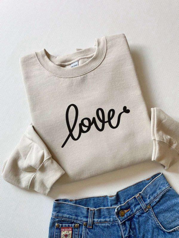 Valentines Sweatshirt, Love Sweatshirt, Valentines Day Sweatshirt, Couple Sweater, Womens Valentines Sweatshirt