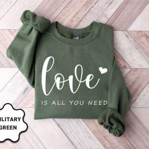 Valentines Sweatshirt Love is All You Need Sweatshirt All You Need Sweatshirt Womens Valentines Sweatshirt 7 dhuuvr.jpg