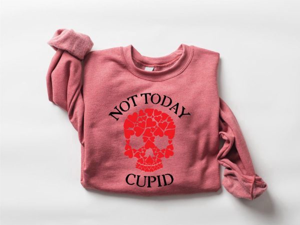 Valentines Sweatshirt, Not Today Cupid Sweatshirt, Valentine’s Day Sweatshirt, Cupid Sweatshirt, Womens Valentines Sweatshirt
