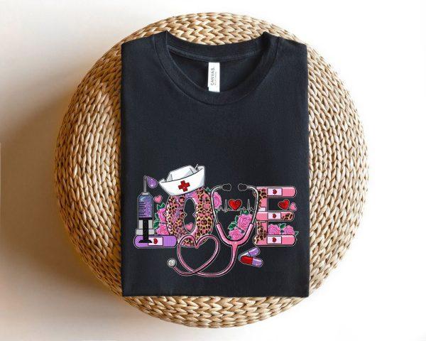 Valentines Sweatshirt, Nurse Love Shirt, Nurse Life, Valentines Day Women Shirt, Valentines Day Nurse Gift, Womens Valentines Sweatshirt