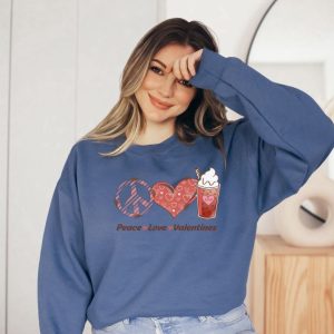 Valentines Sweatshirt Peace Love Valentines Sweatshirt Heart Sweatshirt Womens Valentines Sweatshirt 5 a2gpft.jpg