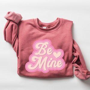 Valentines Sweatshirt Retro Be Mine Sweatshirt Heart Sweatshirt Womens Valentines Sweatshirt 6 y0cusa.jpg