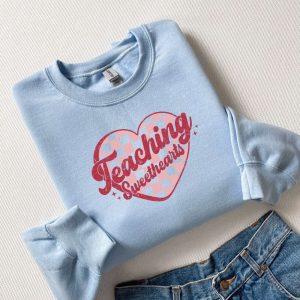 Valentines Sweatshirt Retro Teaching Sweethearts Sweatshirt Gift For Teachers Groovy Teacher Shirt Womens Valentines Sweatshirt 3 xw0utk.jpg