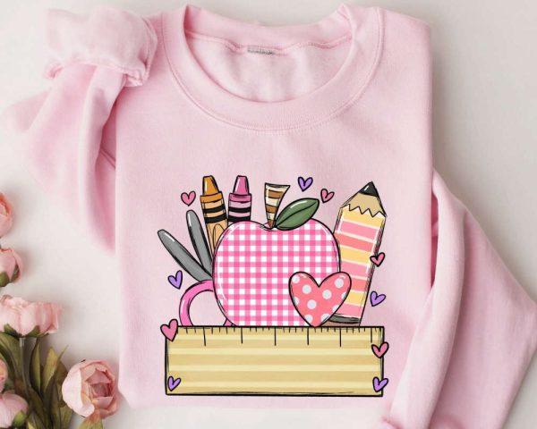 Valentines Sweatshirt, Teacher Sweatshirt, Kindergarden Teacher Sweatshirt, Womens Valentines Sweatshirt