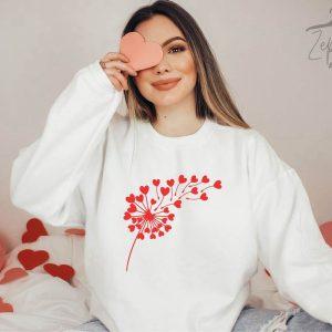 Valentines Sweatshirt Valentine Day Sweatshirt Flower Valentine Sweatshirt Dandelion Sweatshirt Womens Valentines Sweatshirt 3 kfmgmw.jpg