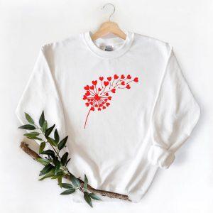 Valentines Sweatshirt Valentine Day Sweatshirt Flower Valentine Sweatshirt Dandelion Sweatshirt Womens Valentines Sweatshirt 6 dy7q9m.jpg