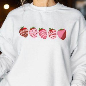 Valentines Sweatshirt Valentines Day Sweatshirt Chocolate Covered Strawberries Sweatshirt Womens Valentines Sweatshirt 3 x3wnb2.jpg