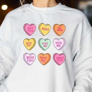 Valentines Sweatshirt Valentines Day Sweatshirt Conversation Hearts Sweatshirt Womens Valentines Sweatshirt 3 xrzhxa.jpg
