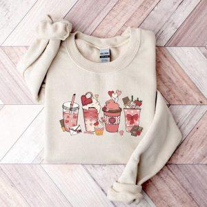 Valentines Sweatshirt, Valentines Day Sweatshirt, Valentine Coffee…