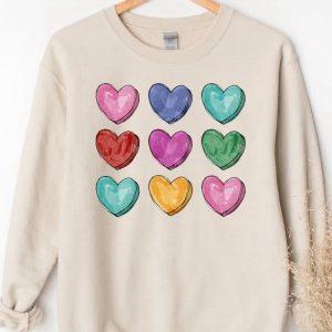 Valentines Sweatshirt Valentines Watercolor Hearts Sweatshirt Womens Valentines Sweatshirt 3 ohr3pj.jpg