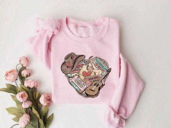 Valentines Sweatshirt, Western Sweatshirt, Howdy Valentine Shirt, Valentines Day Sweatshirt, Womens Valentines Sweatshirt