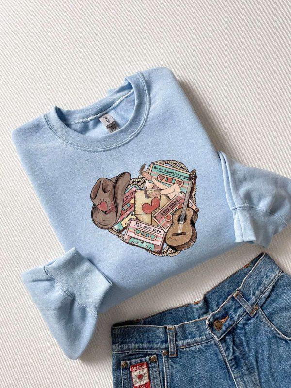 Valentines Sweatshirt, Western Sweatshirt, Howdy Valentine Shirt, Valentines Day Sweatshirt, Womens Valentines Sweatshirt