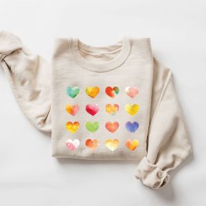 Valentines Sweatshirt Womens Graphic Hearts Sweatshirt Love Valentine Sweatshirt Womens Valentines Sweatshirt 3 rj7jjn.jpg