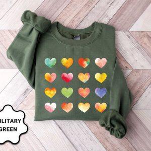 Valentines Sweatshirt Womens Graphic Hearts Sweatshirt Love Valentine Sweatshirt Womens Valentines Sweatshirt 5 rl91jk.jpg