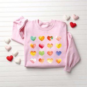 Valentines Sweatshirt Womens Graphic Hearts Sweatshirt Love Valentine Sweatshirt Womens Valentines Sweatshirt 6 p9evkc.jpg