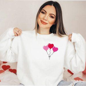 Valentines Sweatshirt Womens Valentines Day Sweatshirt Heart Balloons Sweatshirt Womens Valentines Sweatshirt 2 i9a43o.jpg