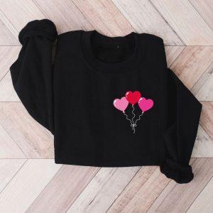 Valentines Sweatshirt Womens Valentines Day Sweatshirt Heart Balloons Sweatshirt Womens Valentines Sweatshirt 4 cpktof.jpg